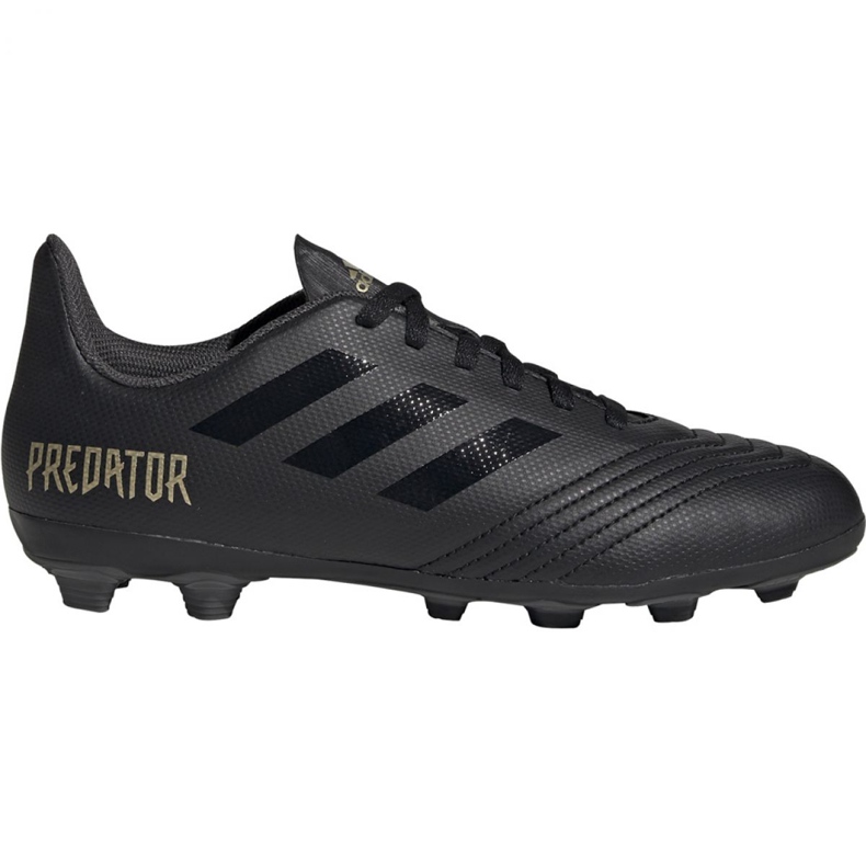 Chuteiras Adidas Predator 19.4 FxG Jr EF8989 pretas preto preto
