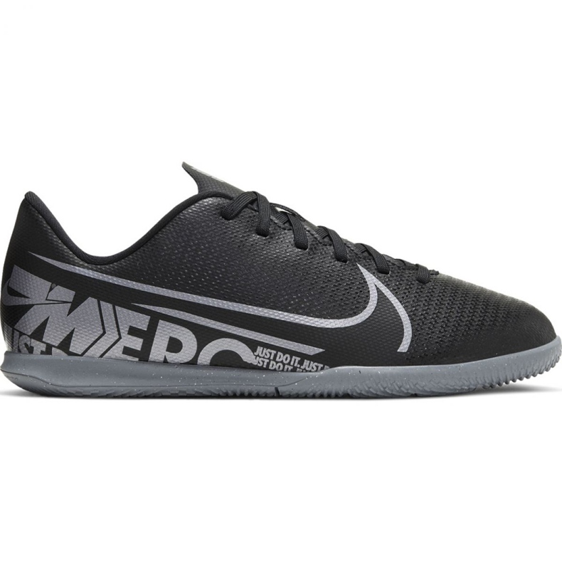 Chuteiras Nike Mercurial Vapor 13 Club Ic Jr AT8169 001 pretas preto preto