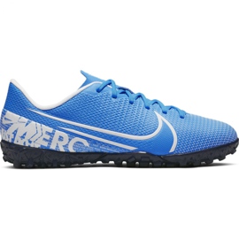 Chuteiras Nike Mercurial Vapor 13 Academy Tf Jr AT8145 414 azul