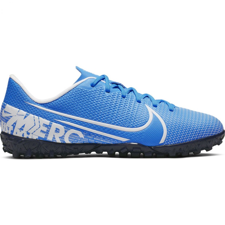 Chuteiras Nike Mercurial Vapor 13 Academy Tf Jr AT8145 414 azul