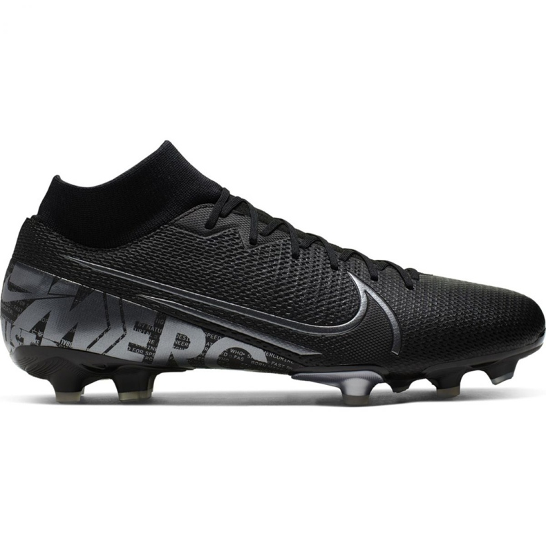 Chuteira Nike Mercurial Superfly 7 Academy FG / MG M AT7946-001 preto preto