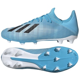 Chuteiras Adidas X 19.3 Fg M F35383 cinza azul