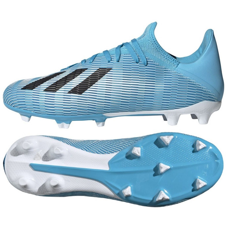 Chuteiras Adidas X 19.3 Fg M F35383 cinza azul