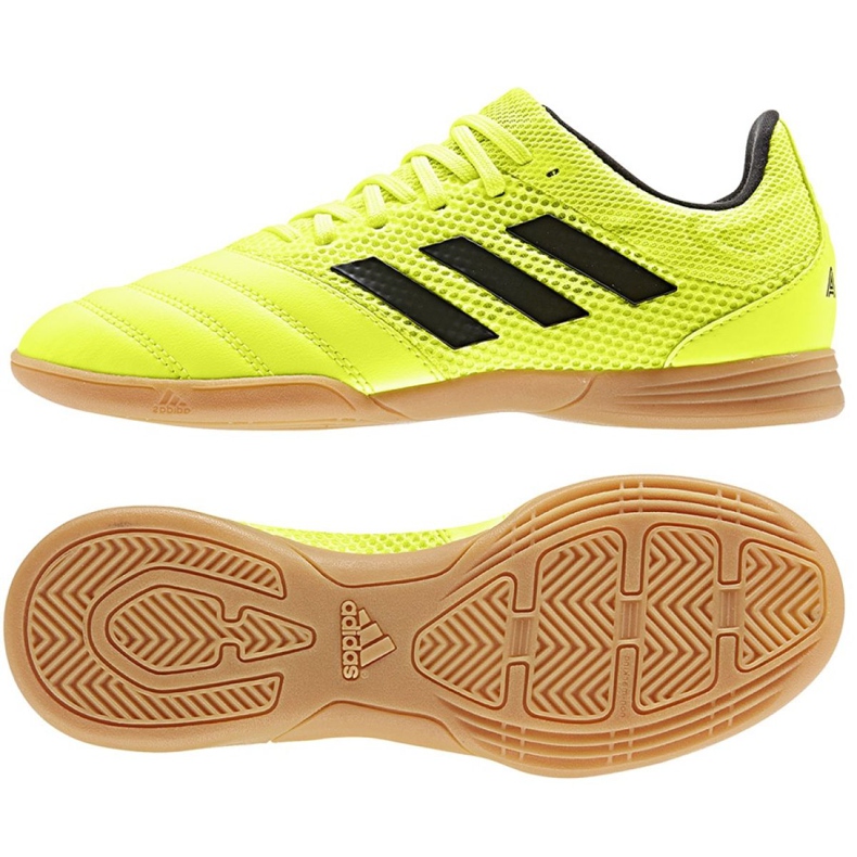Sapatos Adidas Copa 19.3 In Sala Jr EF0561 amarelo Sapatos Adidas Copa 19.3 In Sala Jr EF0561 amarelo