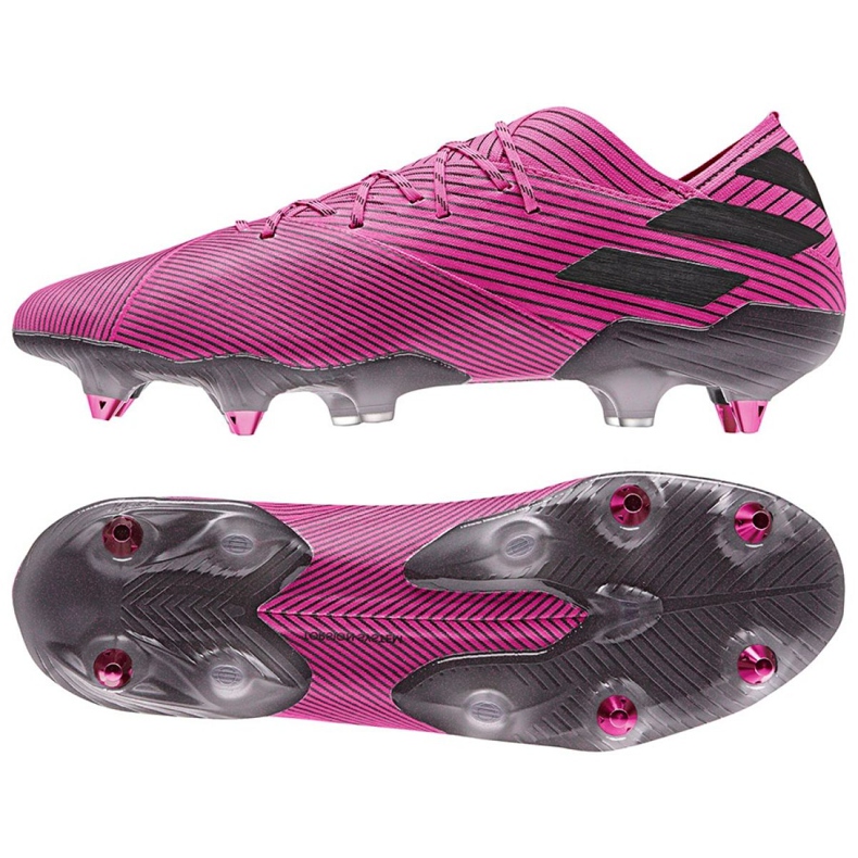Chuteiras Adidas Nemeziz 19.1 Sg M F99838 rosa rosa