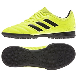 Chuteiras Adidas Copa 19.3 Tf Jr F35463 amarelo amarelo