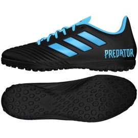 Chuteiras Adidas Predator 19.4 Tf M F35636 preto preto