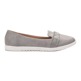 Queentina cinza Lordsy Com Cristais