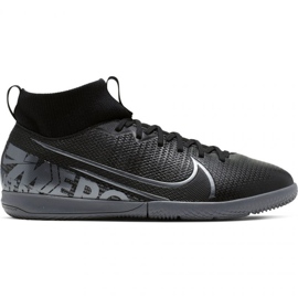 Sapatos de futebol Nike Mercurial Superfly 7 Academia Ic Jr AT8135 001 preto