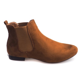 Clássico Chelsea Boots H531 Camel marrom