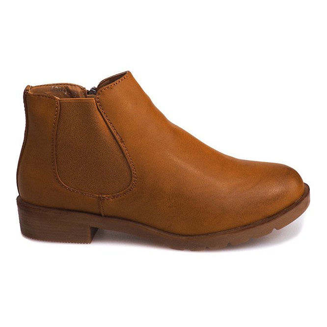 Botas Botas Jodhpur Com Elastic 62011 Camel castanho