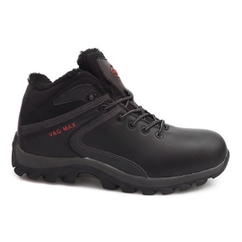 Botas de neve quentes M2379A-1 pretas preto