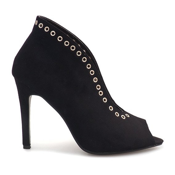 Botas em camurça de salto alto 1907 preto