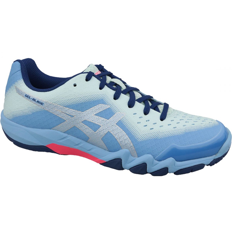 Sapato de squash Asics Gel-Blade 6 W R753N-400 azul azul
