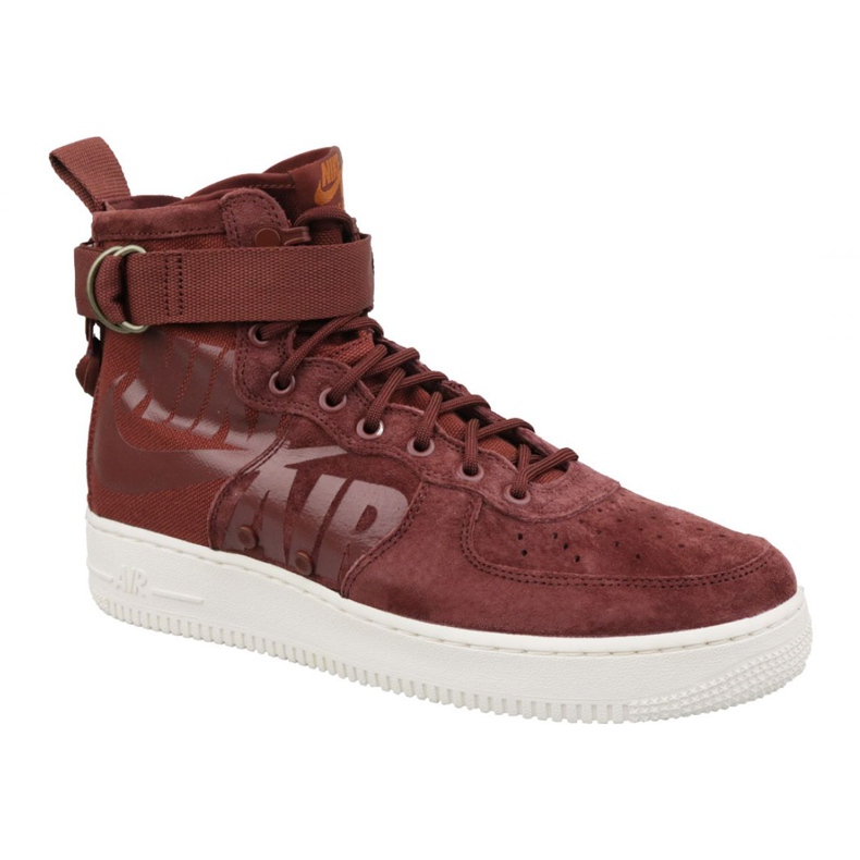 Sapata Nike Air Force 1 Sf Mid M 917753-202 vermelho
