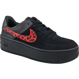 Sapatos Nike Air Force 1 W Sage Lo Premium W BV1979-001 preto