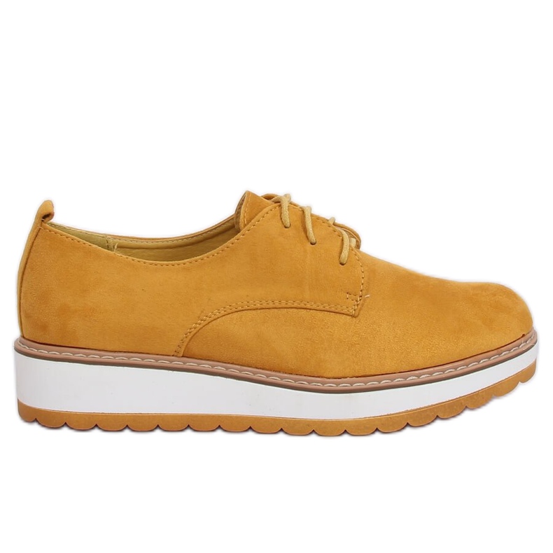 Mocassins amarelos para mulheres C-7225 amarelo