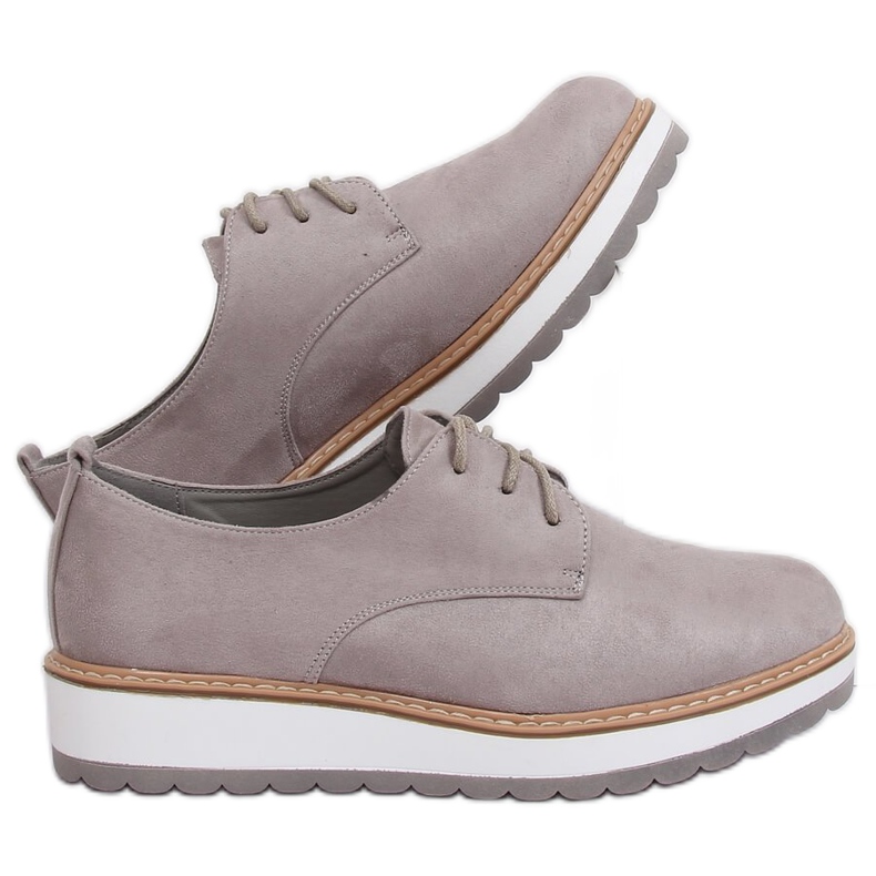 Mocassins cinza feminino C-7225 Gray