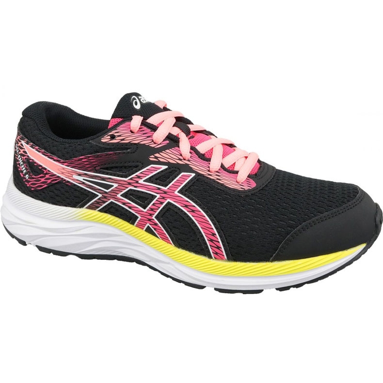 Tênis de corrida Asics Gel-Excite 6 Gs Jr 1014A079-002 preto rosa