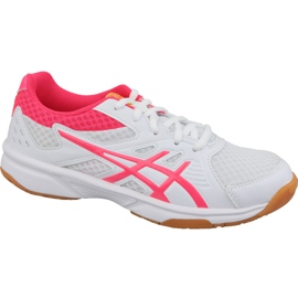 Tênis Asics Upcourt 3 W 1072A012-104 de vôlei multicolorido branco