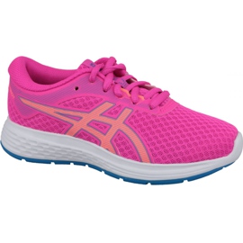 Tênis de corrida Asics Patriot 11 Gs Jr 1014A070-700 rosa