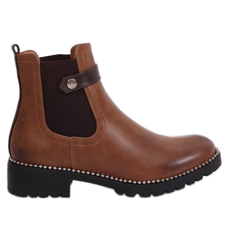 Botas marrons para mulheres botas Jodhpur marrons NC886 Camel castanho