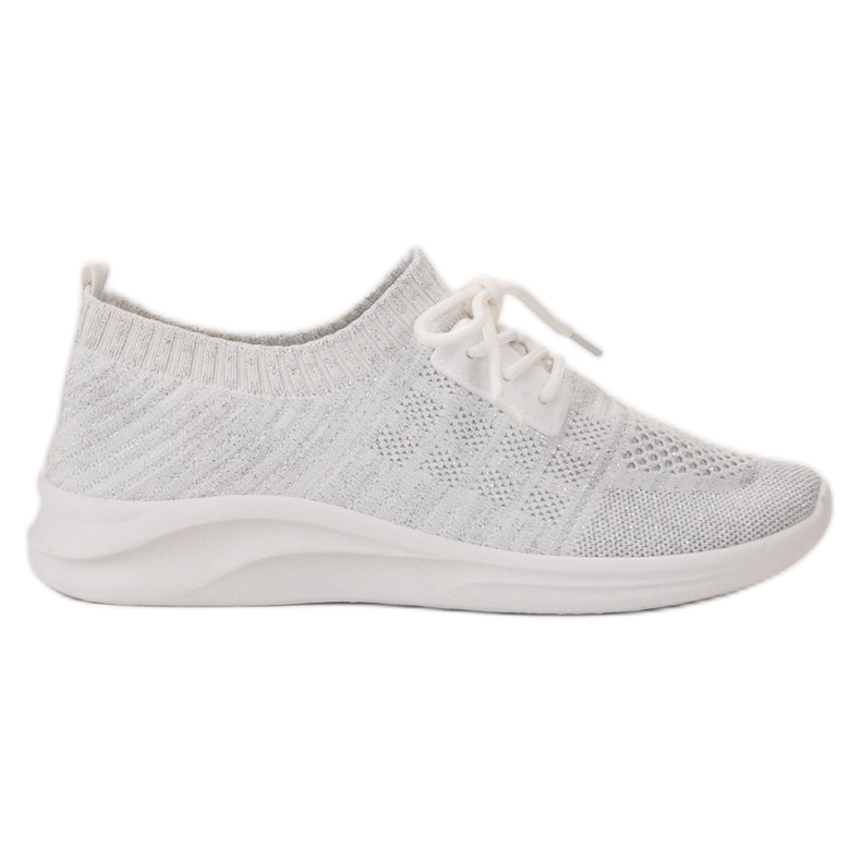 Ideal Shoes Calçado Têxtil Desportivo branco