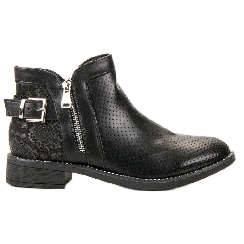 Bestelle Botas com estampa de cobra preta preto