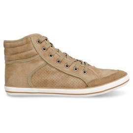 Tênis boxer cano alto 501 marrom