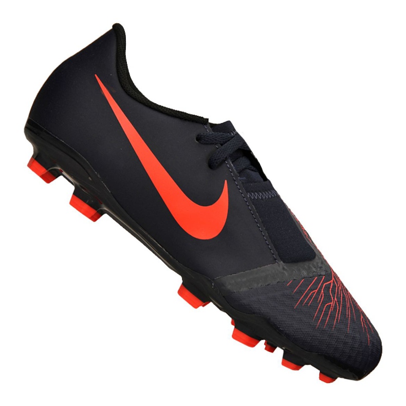 Chuteiras Nike Jr Phantom Vnm Academy Fg Jr AO0362-440 preto preto