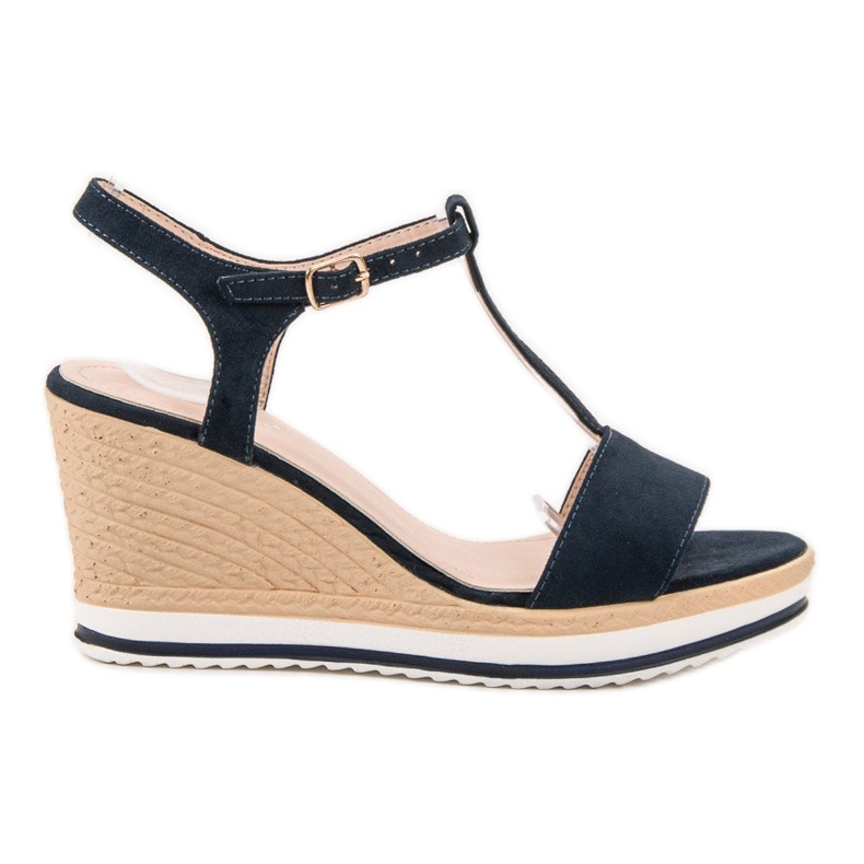 Anesia Paris Sandálias Azul Marinho Claro