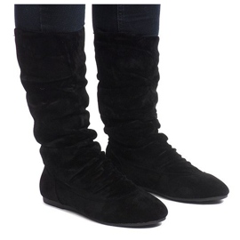 Botas Quentes Botas Jodhpur 288-94 Pretas preto