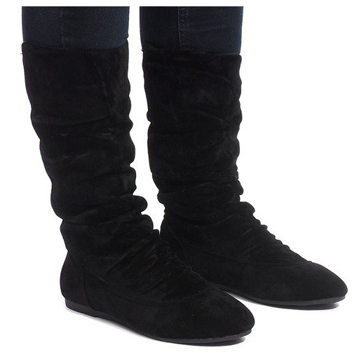 Botas Quentes Botas Jodhpur 288-94 Pretas preto