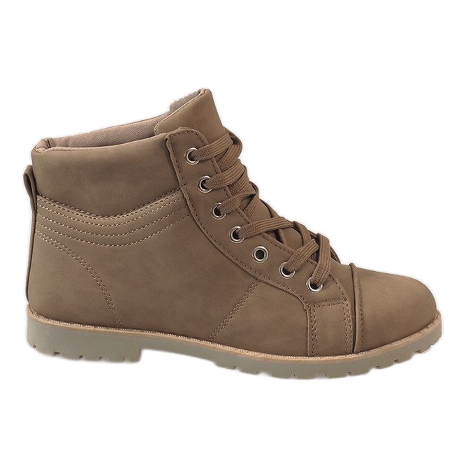 Botas de amarrar cáqui BK-77 bege Botas de amarrar cáqui BK-77 bege