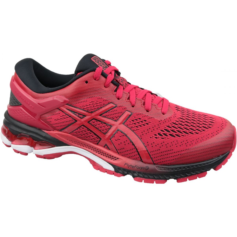 Tênis de corrida Asics Gel-Kayano 26 M 1011A541-600 vermelho