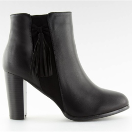 Botas de salto alto preto F880 Preto