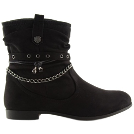 Botas Saszka pretas 3767 pretas preto