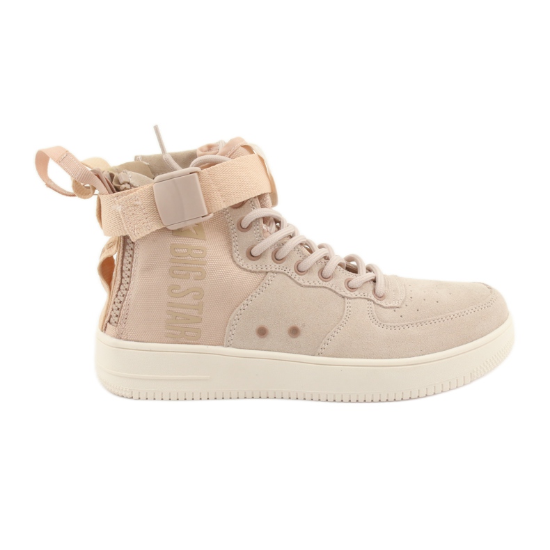 Big Star High Eco-Leather Sneakers 274658 Powder Pink rosa
