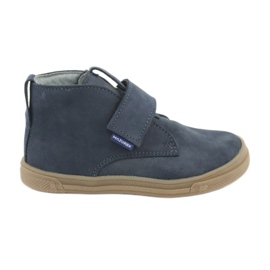 Botas de velcro Mazurek 106 azul marinho