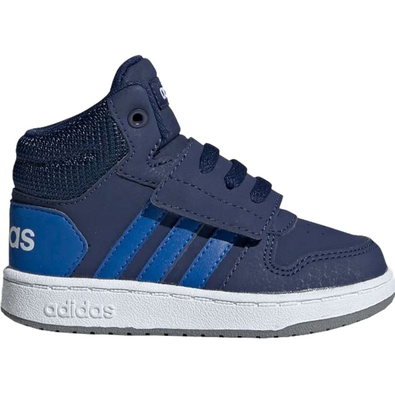 Calçado infantil Adidas Hoops Mid 2.0 EE6714 azul marinho