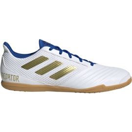 Chuteiras Adidas Predator Sala 19.4 In M EG2827 cinza branco Chuteiras Adidas Predator Sala 19.4 In M EG2827 cinza branco