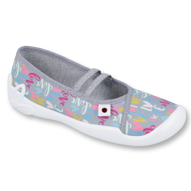 Calçados infantis Befado 116Y261 cinza multicolorido