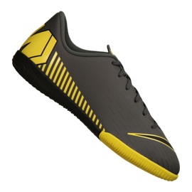 Sapatos de interior Nike Jr VaporX 12 Academy Gs Ic Jr AJ3101-070 cinza cinza