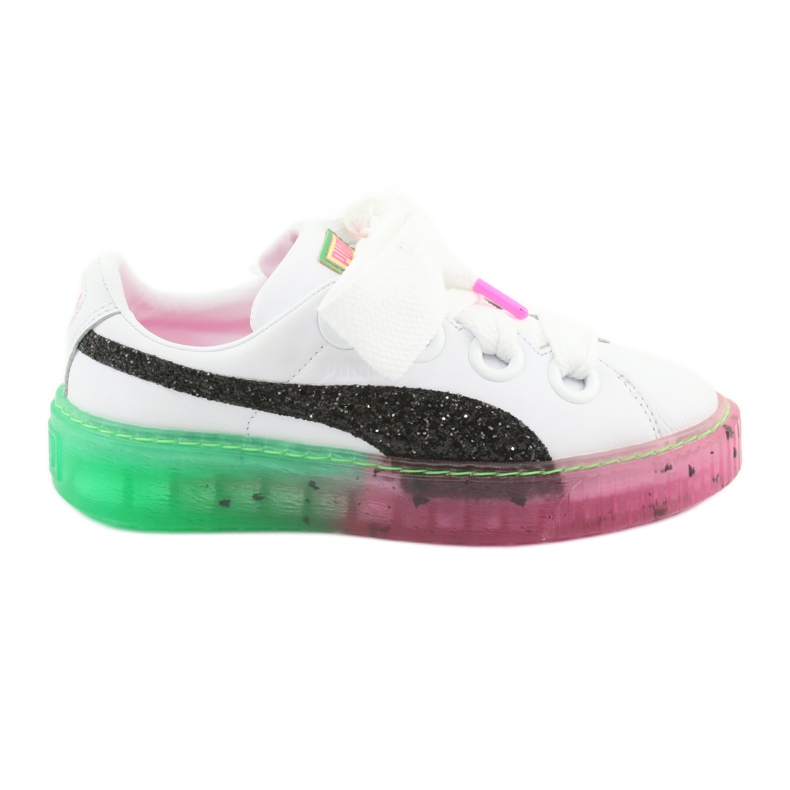 Plataforma Candy Princesa Sophia Webster PUMA Branco PUMA Preto rosa verde