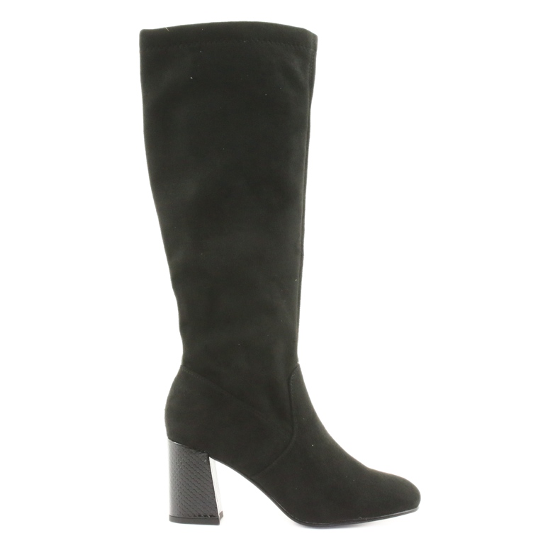 Botas pretas Filippo 1028 de cano alto preto