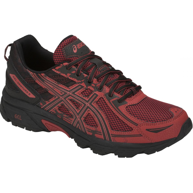 Tênis de corrida Asics Gel-Venture 6 M T7G1N-800 vermelho