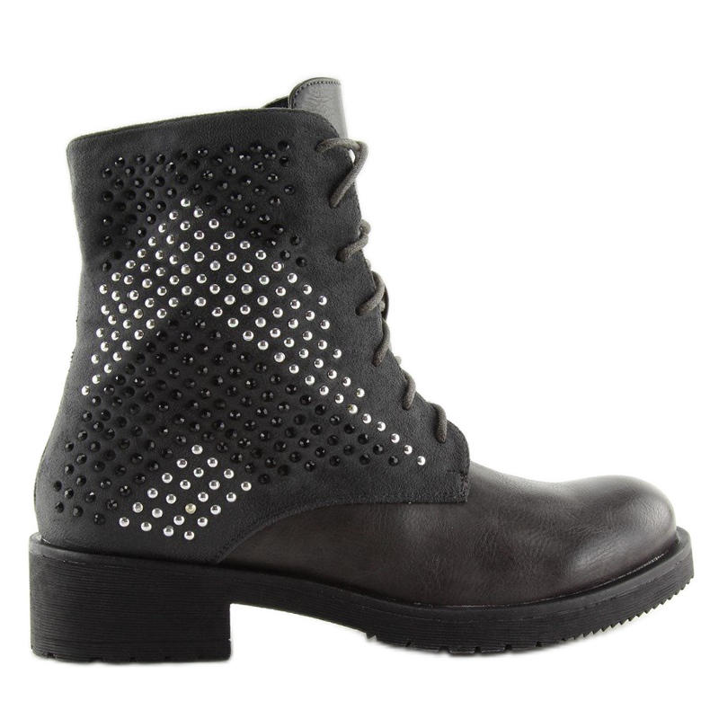 Botas femininas cinza cinza FC-H65 cinza