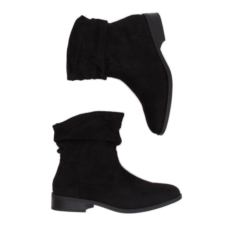 Botas femininas pretas Z192 pretas preto