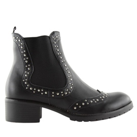 Botas Jodhpur pretas com tachas FC-H63 Black preto