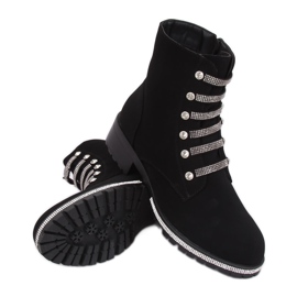 Botas militares pretas CH1818-2 pretas preto